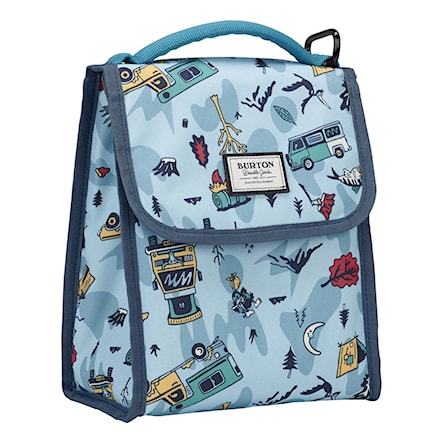Školské puzdro Burton Lunch Sack backpacker print 2018 - 1