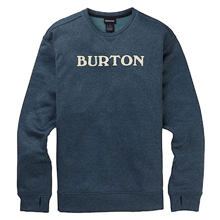 Bluza techniczna Burton Oak Crew dress blue heather 2020 - 1