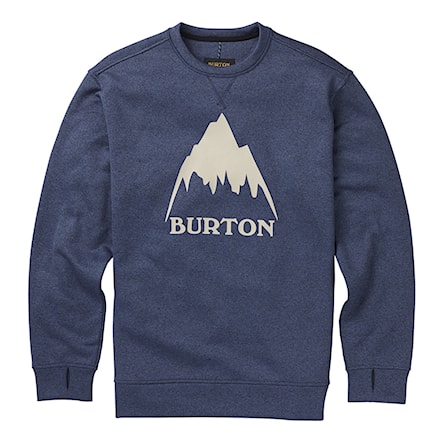 Bluza techniczna Burton Oak Crew mood indigo heather 2019 - 1