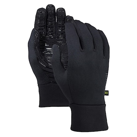 Snowboard Gloves Burton Powerstretch Liner true black 2022 - 1