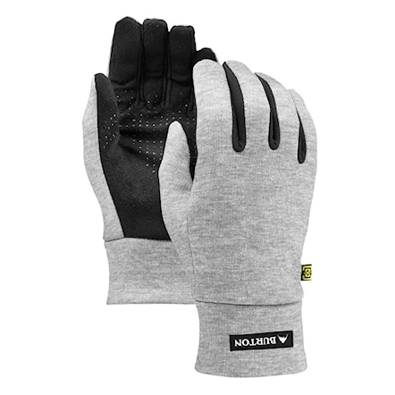 Snowboard Gloves Burton Wms Touch N Go Liner heathered grey 2021 - 1