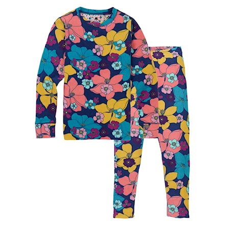 Sada funkčního prádla Burton Youth Fleece Set flowers! 2019 - 1