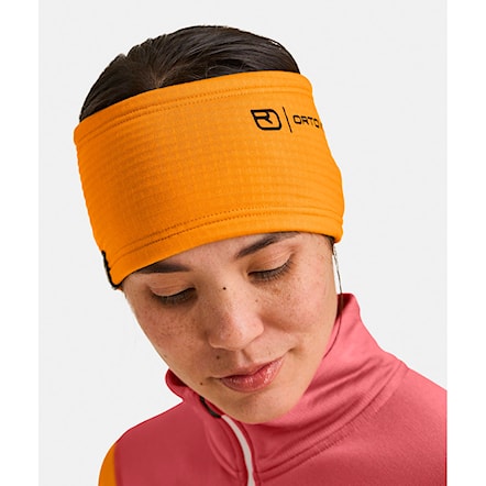 Čelenka ORTOVOX Fleece Grid Headband autumn leaves 2025 - 2