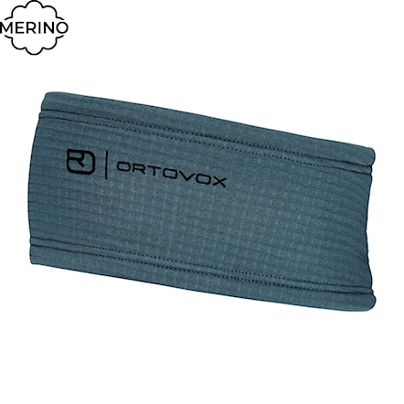 Headband ORTOVOX Fleece Grid Headband dark arctic grey 2026 - 1
