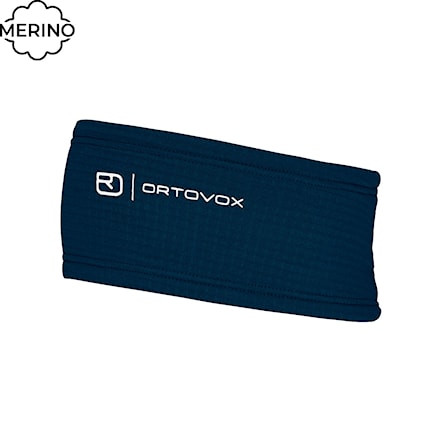 Opaska ORTOVOX Fleece Grid Headband deep ocean 2025 - 1