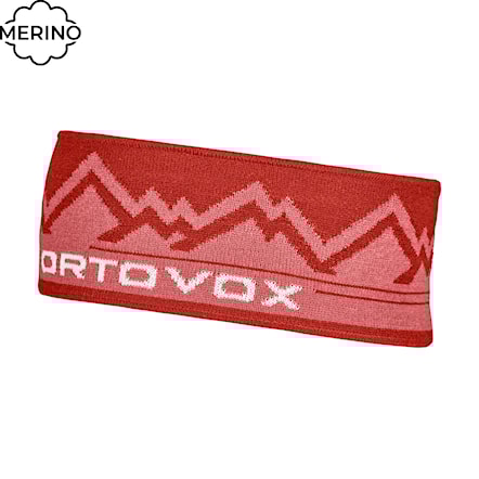 Headband ORTOVOX Peak Headband sunset orange 2026 - 1