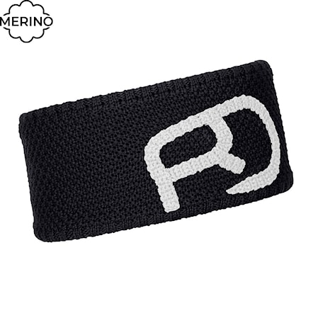Čelenka ORTOVOX Rock'n'wool Headband black raven 2024 - 1