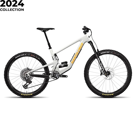 MTB bicykel Santa Cruz Bronson CC X0 AXS-Kit MX gloss chalk white 2024 - 1
