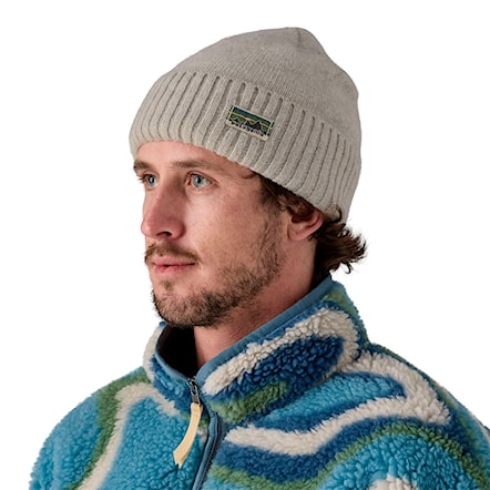 Čiapka Patagonia Brodeo Beanie og legacy label: crisp grey 2025 - 2