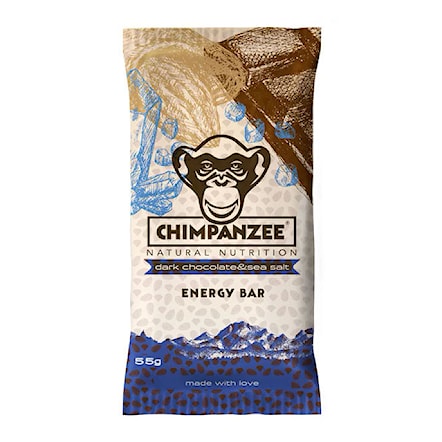 Energetická tyčinka Chimpanzee Energy Bar Dark Chocolate & Sea Salt - 1