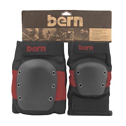 Chrániče kolen Bern Adult Pad Set red on black 2017 - 1