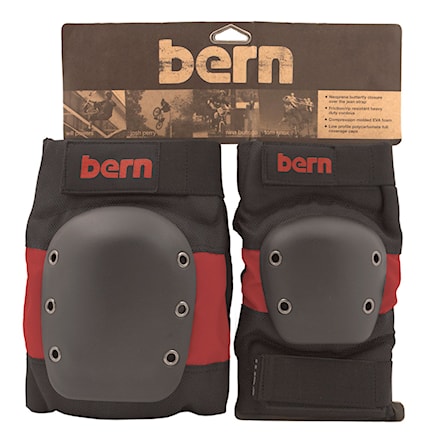 Chrániče kolien Bern Adult Pad Set red on black 2015 - 1