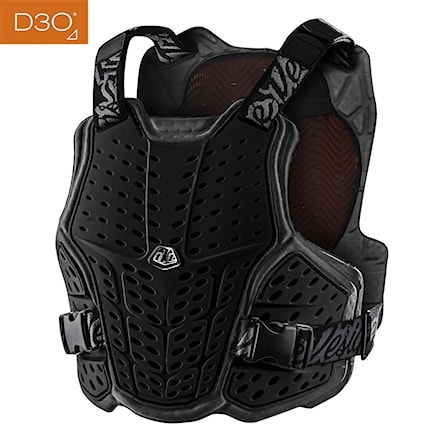 Chránič chrbtice na bicykel Troy Lee Designs Rockfight CE Flex Chest Protector Solid black 2024 - 1