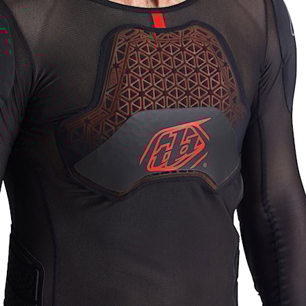 Bike Back Protector Troy Lee Designs Stage Ghost D3O LS Baselayer solid black - 15
