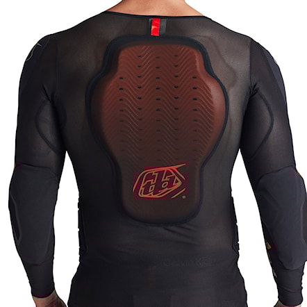 Bike Back Protector Troy Lee Designs Stage Ghost D3O LS Baselayer solid black - 6