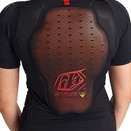 Bike Back Protector Troy Lee Designs Stage Ghost D3O SS Baselayer solid black - 8