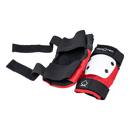 Ochraniacze kolan na deskorolkę Pro-Tec Street Gear Junior 3 Pack red/white/black - 6