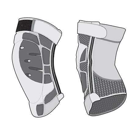 Chrániče kolien Amplifi Havok2.0 Knee stealth black - 5