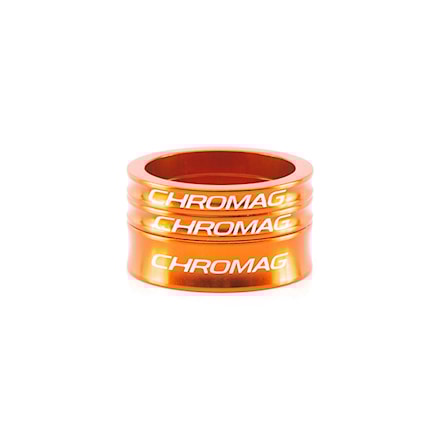 Podložky pod predstavec Chromag Headset Spacers orange - 1