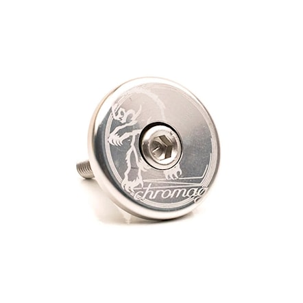Viečko hlavového zloženia Chromag Top Cap silver - 1