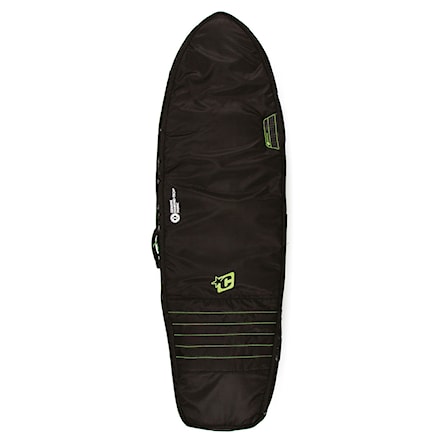 Surfboard Bag Creatures Fish Double black/lime 2021 - 1