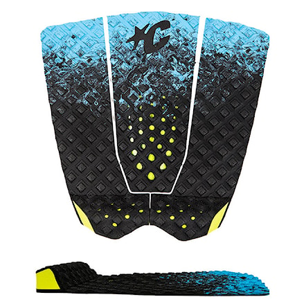 Surfboard Grip Pad Creatures Griffin Colapinto Lite cyan fade black lime - 1