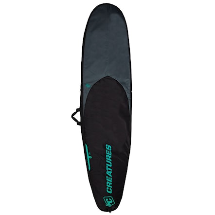 Pokrowiec na surf Creatures Longboard Day Use black/charcoal 2016 - 1