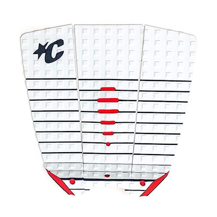 Surfboard Grip Pad Creatures Mick Eugene Fanning white/red - 1
