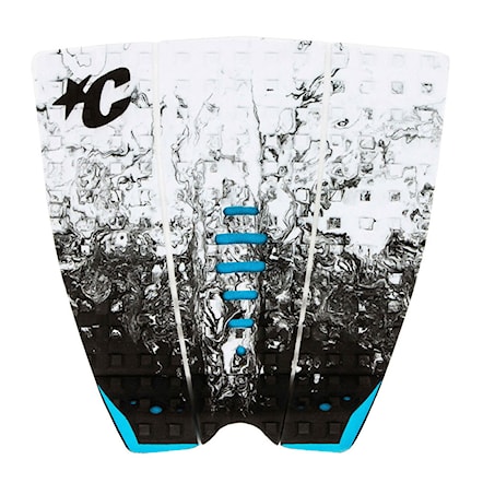 Surfboard Grip Pad Creatures Mick Fanning white fade cyan - 1