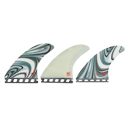 Surfboard Fins Creatures Nat Young Arc white mix - 1