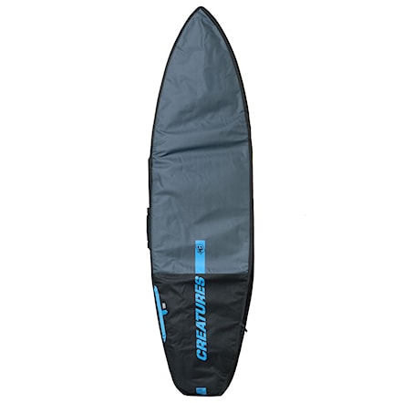 Pokrowiec na surf Creatures Shortboard Day Use black/charcoal 2016 - 1