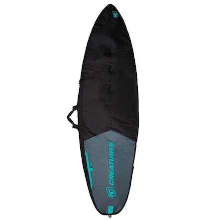 Pokrowiec na surf Creatures Shortboard Day Use charcoal/blackl 2016 - 1