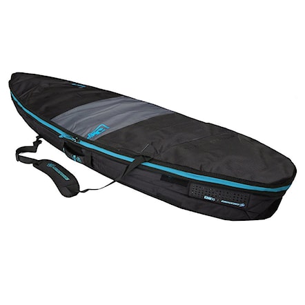 Pokrowiec na surf Creatures Shortboard Day Use charcoal/cyan 2017 - 1