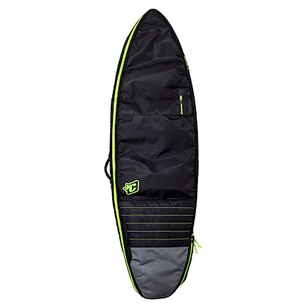 Obal na surf Creatures Shortboard Double charcoal/lime 2018 - 1