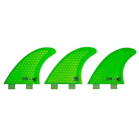 Surfboard Fins Creatures Vert Icon Fcs lime - 1