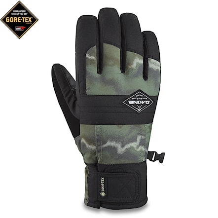 Snowboard Gloves Dakine Bronco Gore-Tex olive ashcroft camo/black 2021 - 1