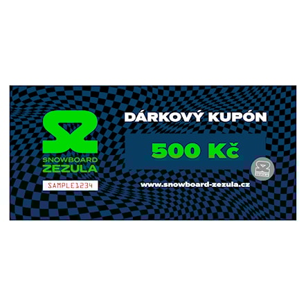 Dárkový kupón SNOWBOARD ZEZULA 500 Kč - 1