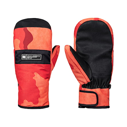 Snowboard Gloves DC Franchise Mitt red orange dcu camo men 2019 - 1