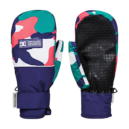 Snowboard Gloves DC Franchise Wmn Mitt blue grass wmn vintage camo 2020 - 1