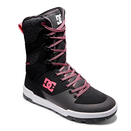 Zimní boty DC Nadene black/white/crazy pink 2021 - 1