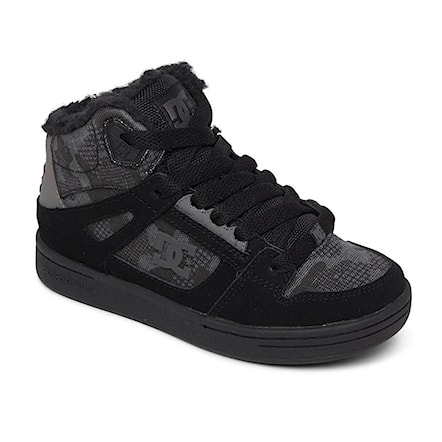 Winter Shoes DC Pure High-Top Wnt black camouflage 2020 - 1