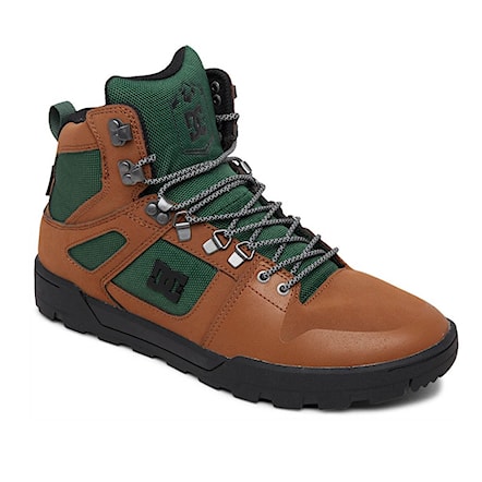 Winter Shoes DC Pure High-Top Wr brown/green/black 2020 - 1