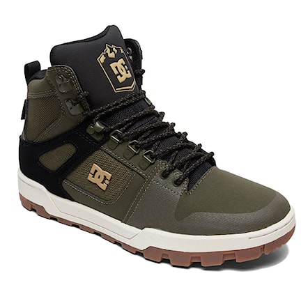 Winter Shoes DC Pure High-Top WR olive/black 2019 - 1