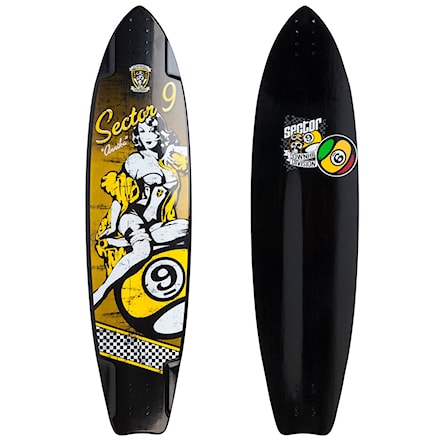Longboard Deck Sector 9 Annika black 2014 - 1