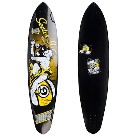 Longboard Deck Sector 9 Roxanne black 2014 - 1