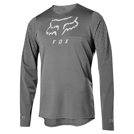 Bike koszulka Fox Flexair Delta Ls grey vintage 2019 - 1