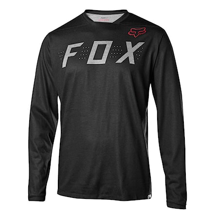 Bike koszulka Fox Indicator Ls heather black 2017 - 1