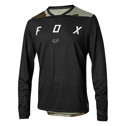 Bike koszulka Fox Indicator Ls Mash Camo Jersey black 2018 - 1