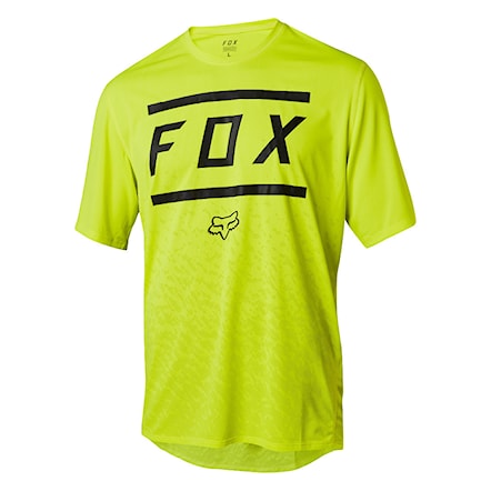 Bike koszulka Fox Ranger SS Bars Jersey yellow/black 2018 - 1