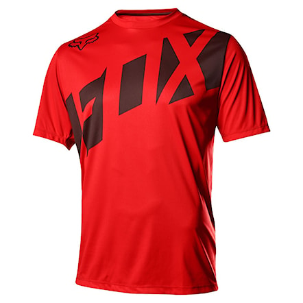 Bike koszulka Fox Ranger Ss Jersey red/black 2017 - 1